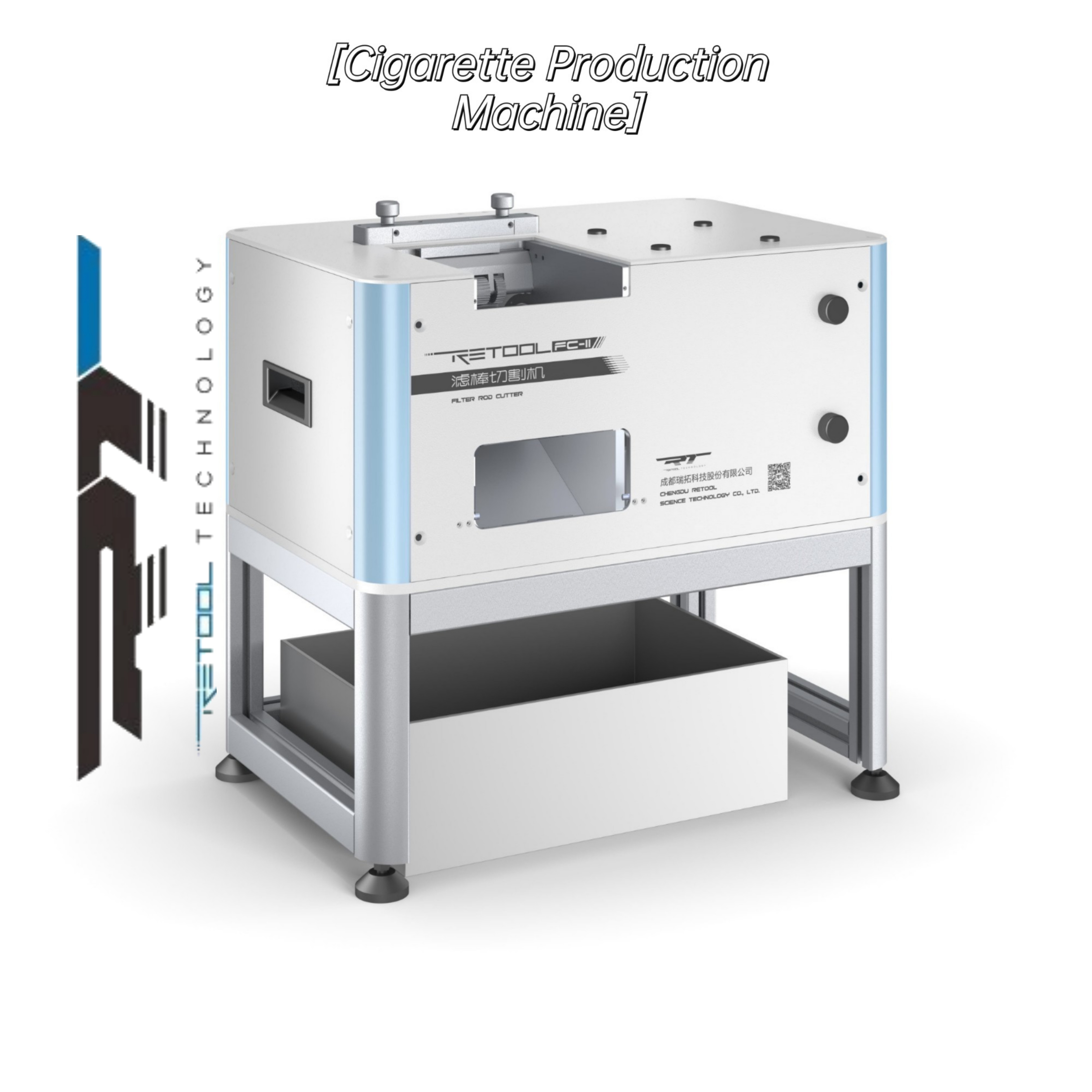 equipamento do cigarro dos funis da máquina 200 da produção do cigarro do corte 2000rpm