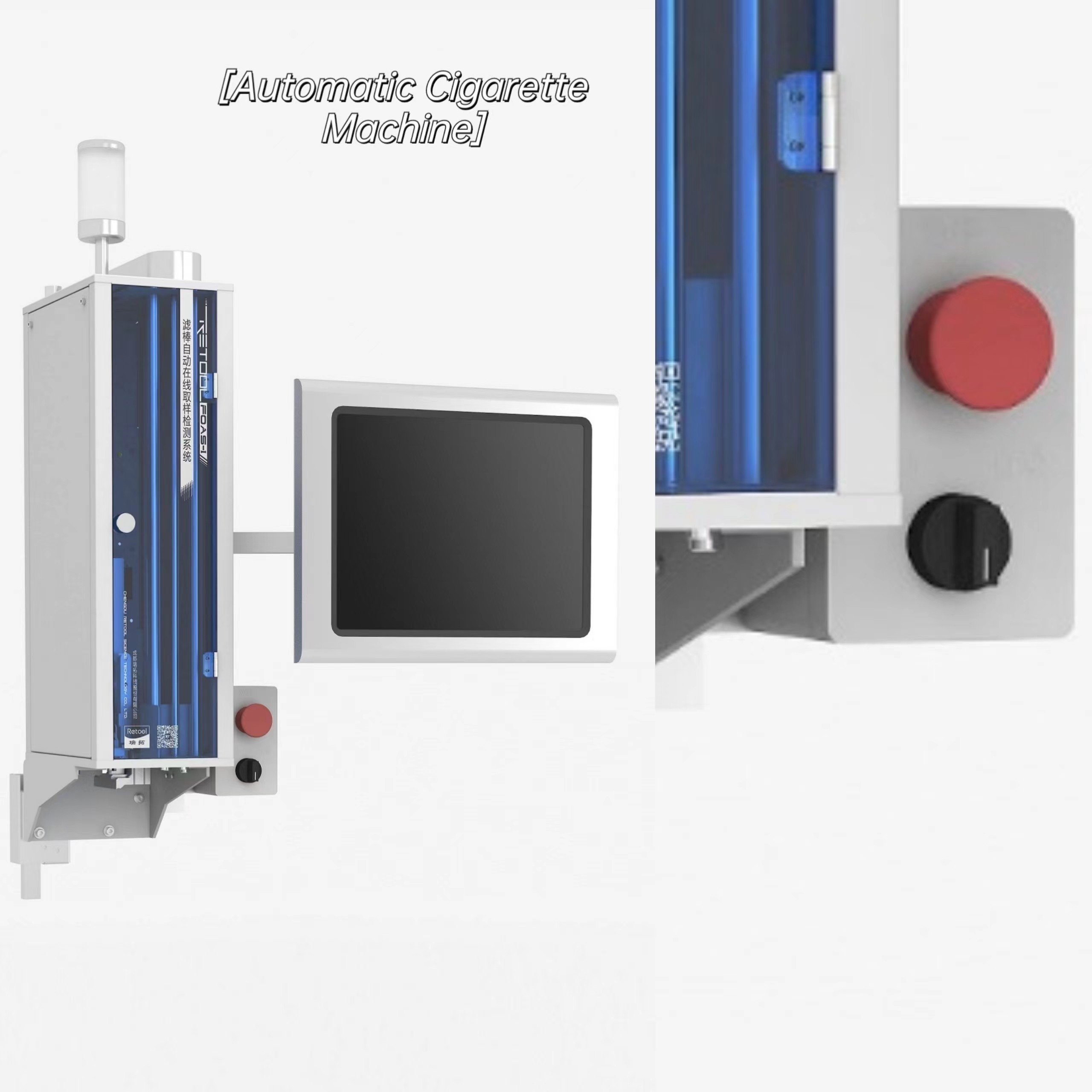 Sistema automático 5Pcs/Min de Rod Embedded Sampling And Detection do filtro da garra