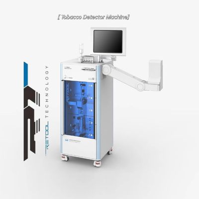 Partes altas da máquina 5 do detector do cigarro do sistema de testes do fluxo e continuamente da preparação de amostras/minuto